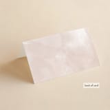 "Modern Rings" - Place Cards in Blush by Hooray Creative - Folded Back of Card
