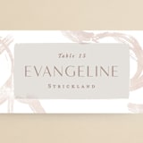 "Modern Rings" - Place Cards in Blush by Hooray Creative - Detail