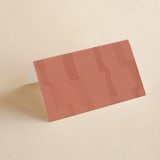 "Echo" - Place Cards in Rust by Jennifer Wick - Blank front