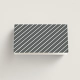 "Scripted Names" - Place Cards in Pearl by Hooray Creative - Folded Back of Card