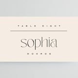 "Brooks" - Place Cards in Vanilla by Kristie Kern - Detail