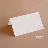 "Winter Birch" - Place Cards in Natural by Melanie Severin - Folded Back of Card