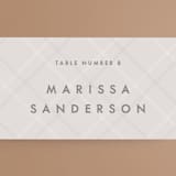 "Winter Birch" - Place Cards in Natural by Melanie Severin - Detail