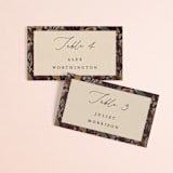 "Autumn Stroll" - Place Cards in Moody by Erin German - Front with Free Guest Printing