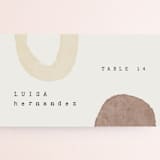 "Minimalist Shapes" - Place Cards in Natural by Heather Cairl - Detail