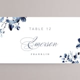 "Love Story" - Place Cards in Indigo by Leah Bisch - Detail