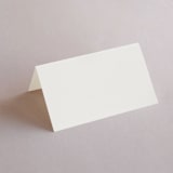 "Apropos" - Place Cards in Au Lait by Design Lotus - Blank front