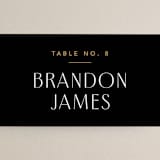 "love love love" - Place Cards in Onyx by Robert and Stella - Detail