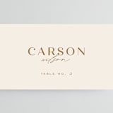 "Rustic Union" - Place Cards in Sunset by Michelle Taylor - Detail