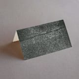 "Halcyon" - Place Cards in Dove by Olivia Kanaley Inman - Blank front