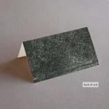 "Halcyon" - Place Cards in Dove by Olivia Kanaley Inman - Folded Back of Card