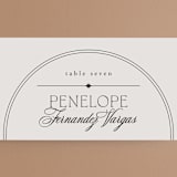 "Capsule" - Place Cards in Stone by Everett Paper Goods - Detail