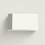 "Portrait" - Place Cards in Platinum by Heather Schertzer - Blank front