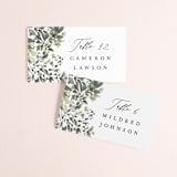"Forever in Love" - Place Cards in Ivy by Hannah Williams - Front with Free Guest Printing