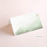 "Forever in Love" - Place Cards in Ivy by Hannah Williams - Folded Back of Card