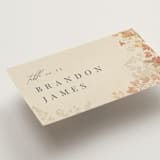 "Falling Foliage" - Place Cards in Stone by Robert and Stella - Detail