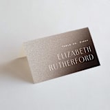"Arrakis" - Place Cards in Dune by Design Lotus - Folded with Free Guest Printing