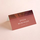 "Radiance" - Place Cards in Kantha by Heather Cairl - Folded with Free Guest Printing