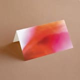 "Flamenco" - Place Cards in Hibiscus by Catherine Culvenor - Blank front