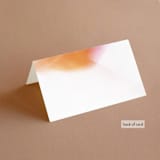 "Flamenco" - Place Cards in Hibiscus by Catherine Culvenor - Folded Back of Card