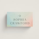 "marshmallow" - Place Cards in Sunrise by Petra Kern - Front with Free Guest Printing