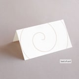"symbol of optimism" - Place Cards in Blush by Phrosné Barwood - Folded Back of Card