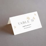 "Soar" - Place Cards in Cream by Phrosné Barwood - Folded with Free Guest Printing