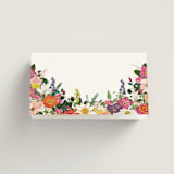 "Secret Garden" - Place Cards in Daisy by Susan Moyal - Folded Back of Card