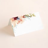 "rustic florals" - Place Cards in Garden by Kate Ahn - Blank front