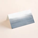 "Romantic Watercolor" - Place Cards in Mist by Sparkvites - Blank front