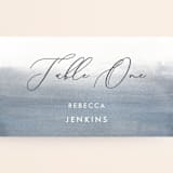 "Romantic Watercolor" - Place Cards in Mist by Sparkvites - Detail
