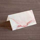 "opalescent" - Place Cards in Chalcedony by Erin Deegan - Blank front