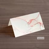 "opalescent" - Place Cards in Chalcedony by Erin Deegan - Folded Back of Card