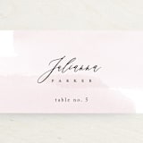 "Painterly" - Place Cards in Blush by Kelly Schmidt - Detail