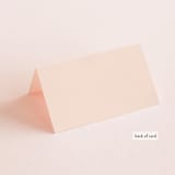 "Floral Vignette" - Place Cards in Brass by Kristen Smith - Folded Back of Card