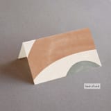 "Surface" - Place Cards in West by Pixel and Hank - Folded Back of Card