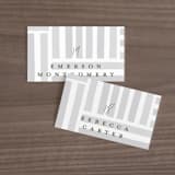 "Fall Flurry" - Place Cards in Fall by Grace Kreinbrink - Front with Free Guest Printing