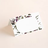 "iliya" - Place Cards in Bordeaux by Itsy Belle Studio - Blank front
