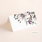 "iliya" - Place Cards in Bordeaux by Itsy Belle Studio - Folded Back of Card