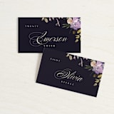"goddess" - Place Cards in Midnight by Lori Wemple - Front with Free Guest Printing