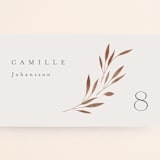 "Lennox" - Place Cards in Harvest by Kristie Kern - Detail