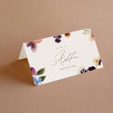 "Bright" - Place Cards in Summer by Leah Bisch - Folded with Free Guest Printing
