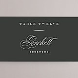 "Vow" - Place Cards in Tuxedo by Leah Bisch - Detail