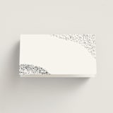 "Memo" - Place Cards in Charcoal by Blustery August - Blank front