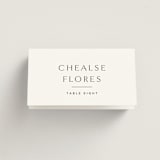 "Rhythmic" - Place Cards in Simply White by Jennifer Postorino - Folded with Free Guest Printing