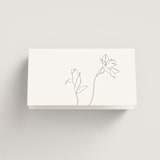 "Rhythmic" - Place Cards in Simply White by Jennifer Postorino - Folded Back of Card