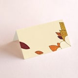 "Nouveau Love" - Place Cards in Umber by Morgan Ramberg - Blank front