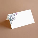 "Violet Cascade" - Place Cards in Violet by Nicoletta Savod - Blank front