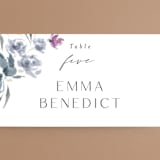 "Violet Cascade" - Place Cards in Violet by Nicoletta Savod - Detail