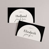 "view to behold" - Place Cards in Onyx by letterfix - Front with Free Guest Printing